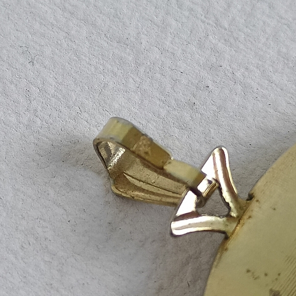 Vtg Avon Needlepoint Roses Petit Point Pendant Locket no chain floral locket. - Picture 3 of 15